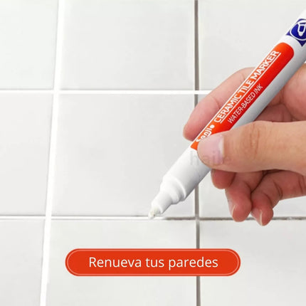 Rotulador Impermeable Azulejos Suelo Pared Baño Emboquillado