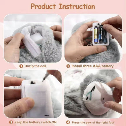 Peluche Koala Respirador Didactico Sensorial Sonido Y Luces