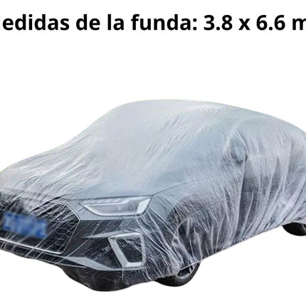 Cubierta Para Carro Coche Sedan Plastico Desechable Exterior