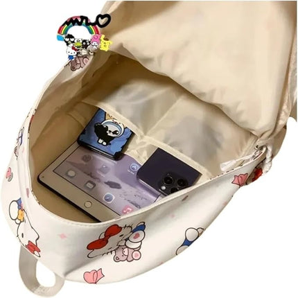 Mochila Regreso A Clases De Hello Kitty Sanrio Personajes Animados
