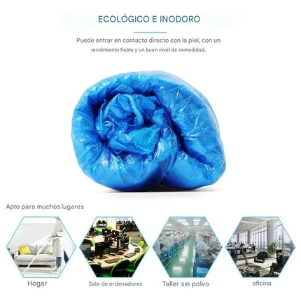 100 Cubrezapatos Funda Desechables Quirúrgicas Impermeables