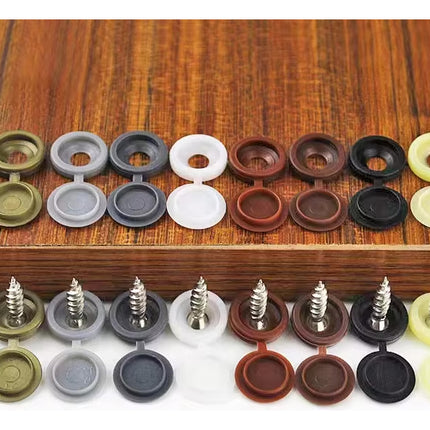 100pzas Cubiertas Para Tornillos Tuercas Clavos Decoración