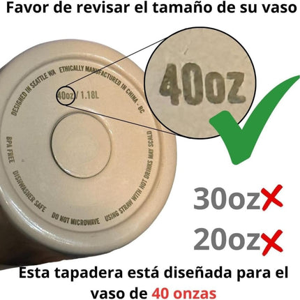 Tapa Repuesto Para Termo Stanley 40oz Tapadera Antiderrame