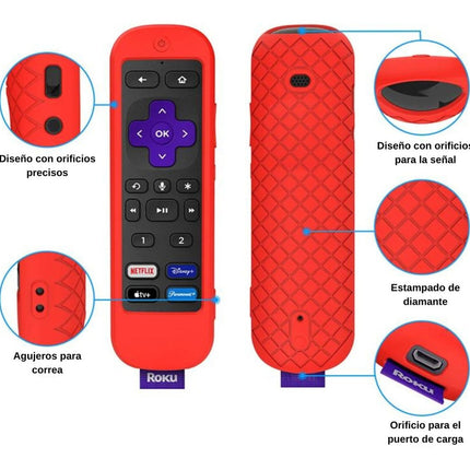 Funda Para Control Remoto Roku Ultra Antideslizante