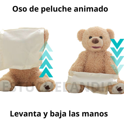 Oso De Peluche Que Habla Robotizado Animado Peekaboo Sonido
