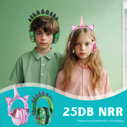 Orejeras Protector Aislante Ruido Para Niños Y Niñas Autismo