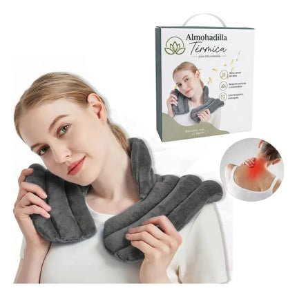Almohadilla Térmica Para Microondas Dolor Cuello Y Hombros