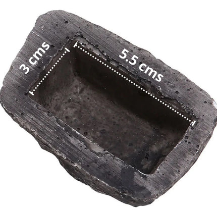 Caja Piedra Falsa Dinero Llave Oculta Roca Patio Jardin