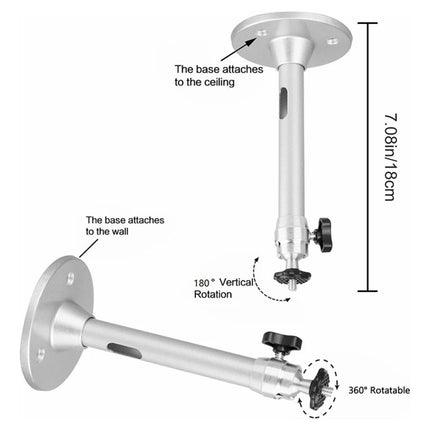 Soporte De Pared Techo Stand Base Bocina Proyectores Camaras