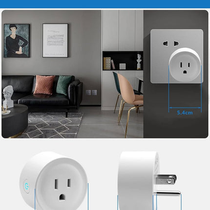 Enchufe Wifi Tuya Inteligente Temporizador Alexa Google Home