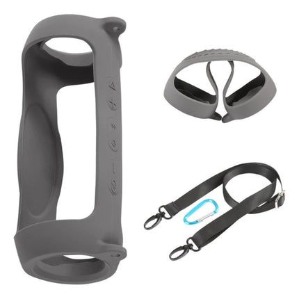 Estuche Rigido Y Funda Silicona Uso Rudo Bocina Jbl Charge 5