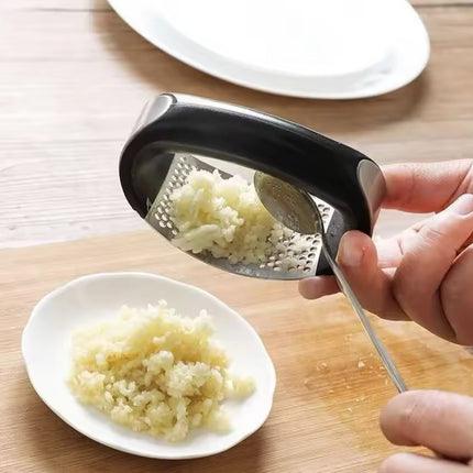 Triturador Cortador Exprimidor Ajo Acero Inoxidable Cocina