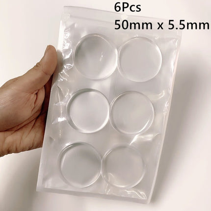 Tope De Puerta Silicona Autoadhesivo Protector De Pared 6pzs