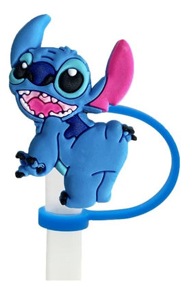 8 Pzs Tapadera Tapon Para Popotes 1cm De Lilo Y Stitch Angel
