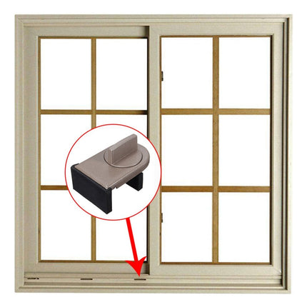 2pzas Cerrojo Seguridad Antirrobo Puerta Ventana Corrediza