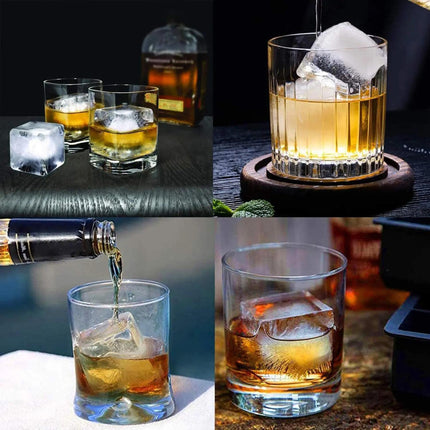 2 Pzas Molde Bandeja Para Hielo De Silicona Gourmet Cubos