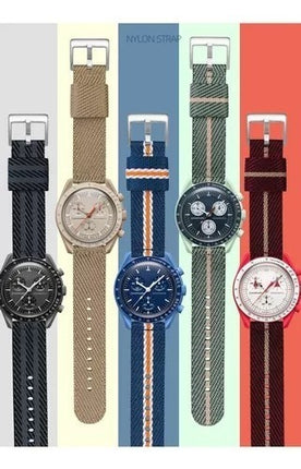 Correa Extensible Para Reloj Omega X Swatch Moonswatch Strap