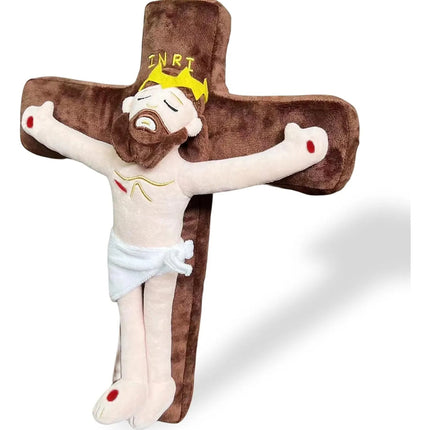 Peluche De Jesús Cristo Crucificado Cruz  Religioso Niños