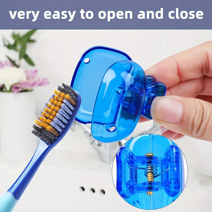 5 Pzs Clips Protectores Cabezal Cepillo De Dientes Viaje
