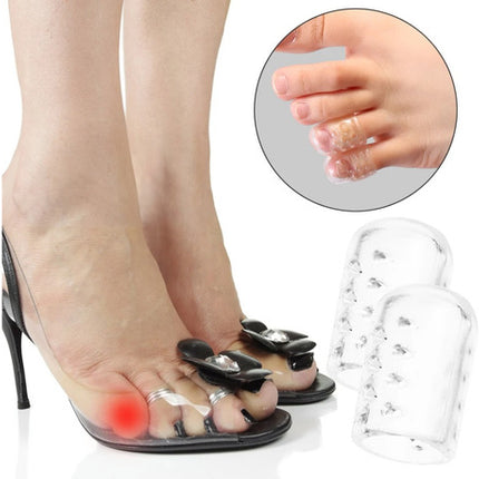 5 Pares Protector Ampollas Dedos Pies Silicona Dedal Pie