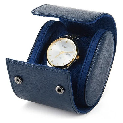 Estuche Rigido Caja De Cuero Pu Para Reloj 1 Ranura De Viaje