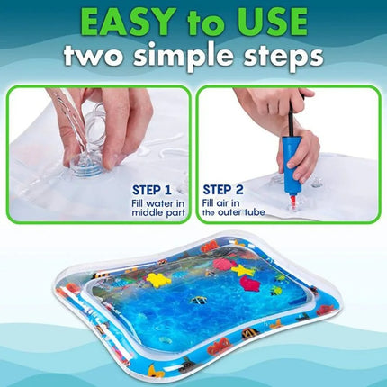 Tapete Juguete Inflable Agua Didáctico Estimulación Bebes