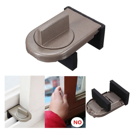 2pzas Cerrojo Seguridad Antirrobo Puerta Ventana Corrediza