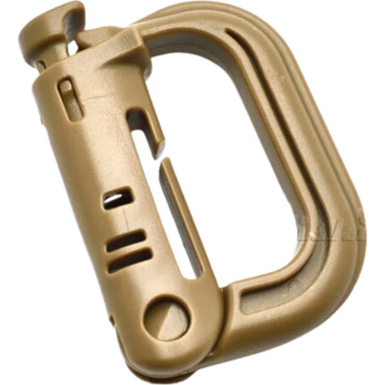 2 Pzas Mosquetón Molle Grillete Clip Edc Táctico Llavero Itw
