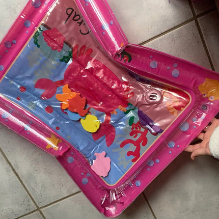Tapete Juguete Inflable Agua Didáctico Estimulación Bebes