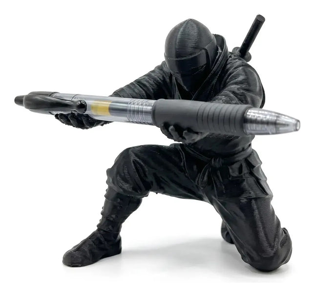 Porta Plumas Lapicero Ninja Soporte Escritorio Impresión 3d