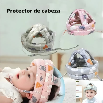 Gorro Seguridad Bebés Niños Protección Cabeza Antigolpes
