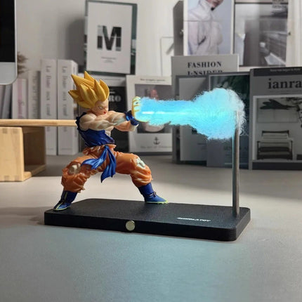 Lámpara Luz Magnetica Dragon Ball Goku Kakarotto Kamehameha