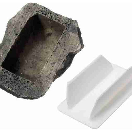Caja Piedra Falsa Dinero Llave Oculta Roca Patio Jardin
