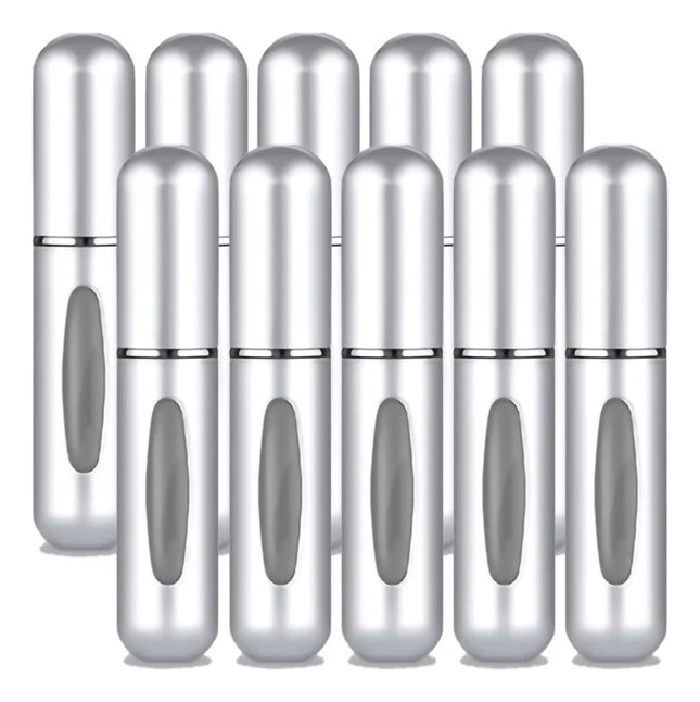 10 Pzas Botella Viaje Para Perfume Spray Recargable Portátil