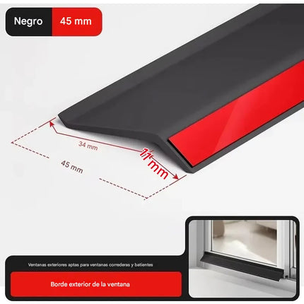 1m Tira Sellado Para Ventana Burlete Adhesivo Antiagua Polvo