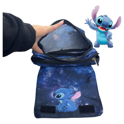 Lapicera Escolar Cosmetiquera Neceser Lilo Y Stitch Y Angel