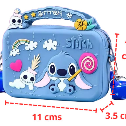 Bolso Silicona Lilo Stitch Monedero Bolsita Hombro Regalo