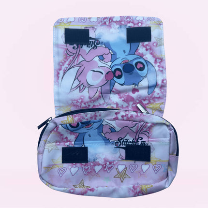 Lapicera Escolar Cosmetiquera Neceser Lilo Y Stitch Y Angel