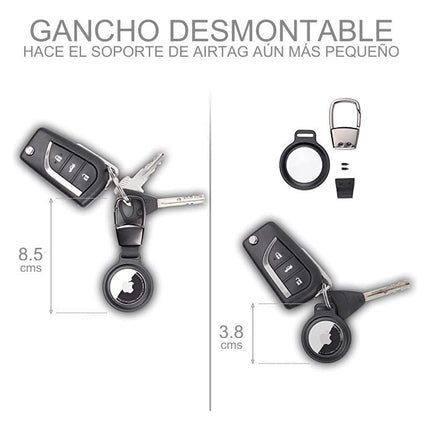 Funda Metal Uso Rudo Llavero Collar Perro Para Apple Airtags