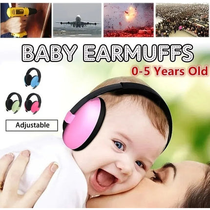 Orejeras Suaves Para Bebés Auricular Aislante Ruido Dormir