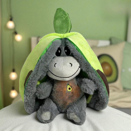 Peluche Burro Respirador Aguacate Con Música Y Luces Dormir