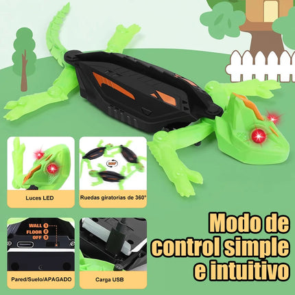 Juguete Lagartija Camaleón Que Escala Pared Didactico Niños