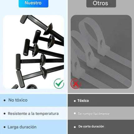 100 Sujetadores Tolba Automotriz Molduras Carroceria Cinchos