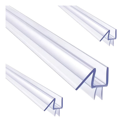 3 Mts Tira Sellado Debajo Puerta Vidrio Baño Ducha Cristal