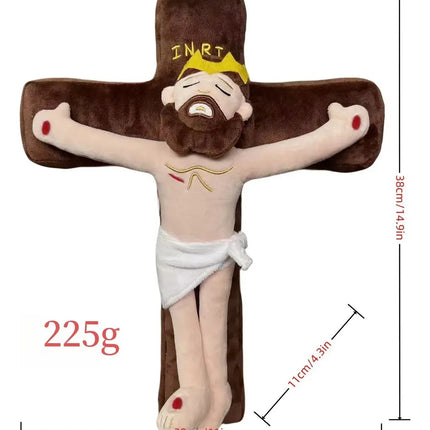 Peluche De Jesús Cristo Crucificado Cruz  Religioso Niños