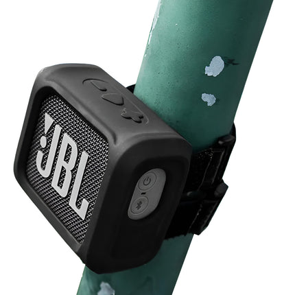 Funda Protectora Silicona Para Bocina Jbl Go 3 Con Soporte