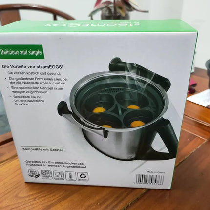 Molde Cesta 4 En 1 Huevos Olla Thermomix Tm5 Tm6 Coccion