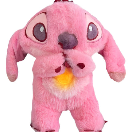 Peluche Novia Stitch Ángel Respirador Bebes Adultos Ansiedad