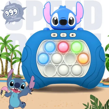 Juego Push Pop It Electrónico Antiestrés Personajes Animados