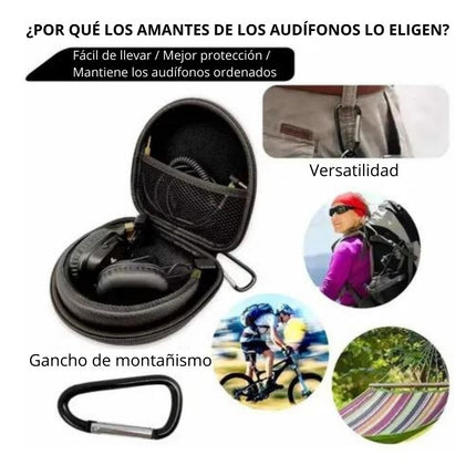 Estuche Rigido Audifonos Marshall Midanc Major 2 Y 3 Ii Iii